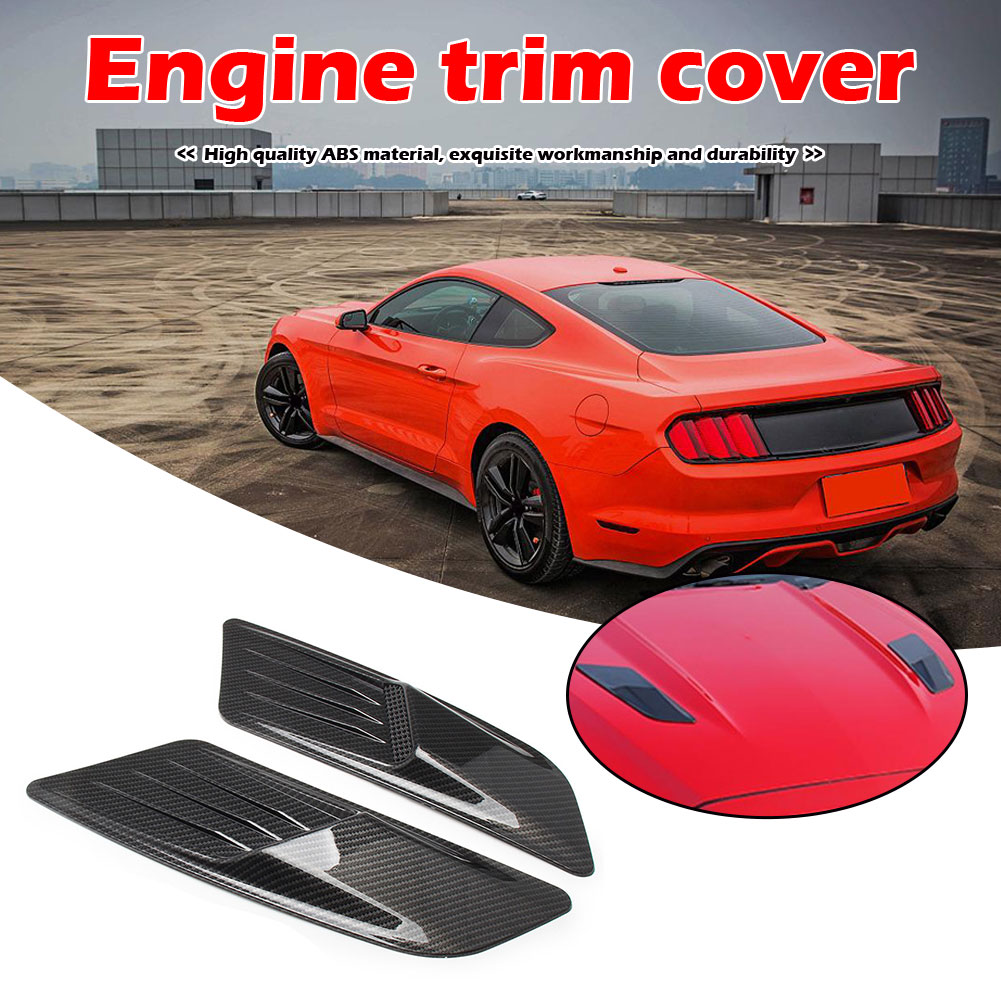 thumbnail image 4 of Respiraderos para Capó Btafrte Toma Aire para Ford Mustang 2015-2017 Fibra Carbono, 4 of 10