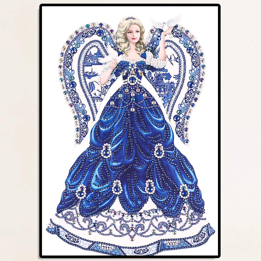 thumbnail image 4 of (lady-UP069) Vestido diamante parcial Serie personajes dama resina forma especial 30 * 40 cm (7 colores), 4 of 10