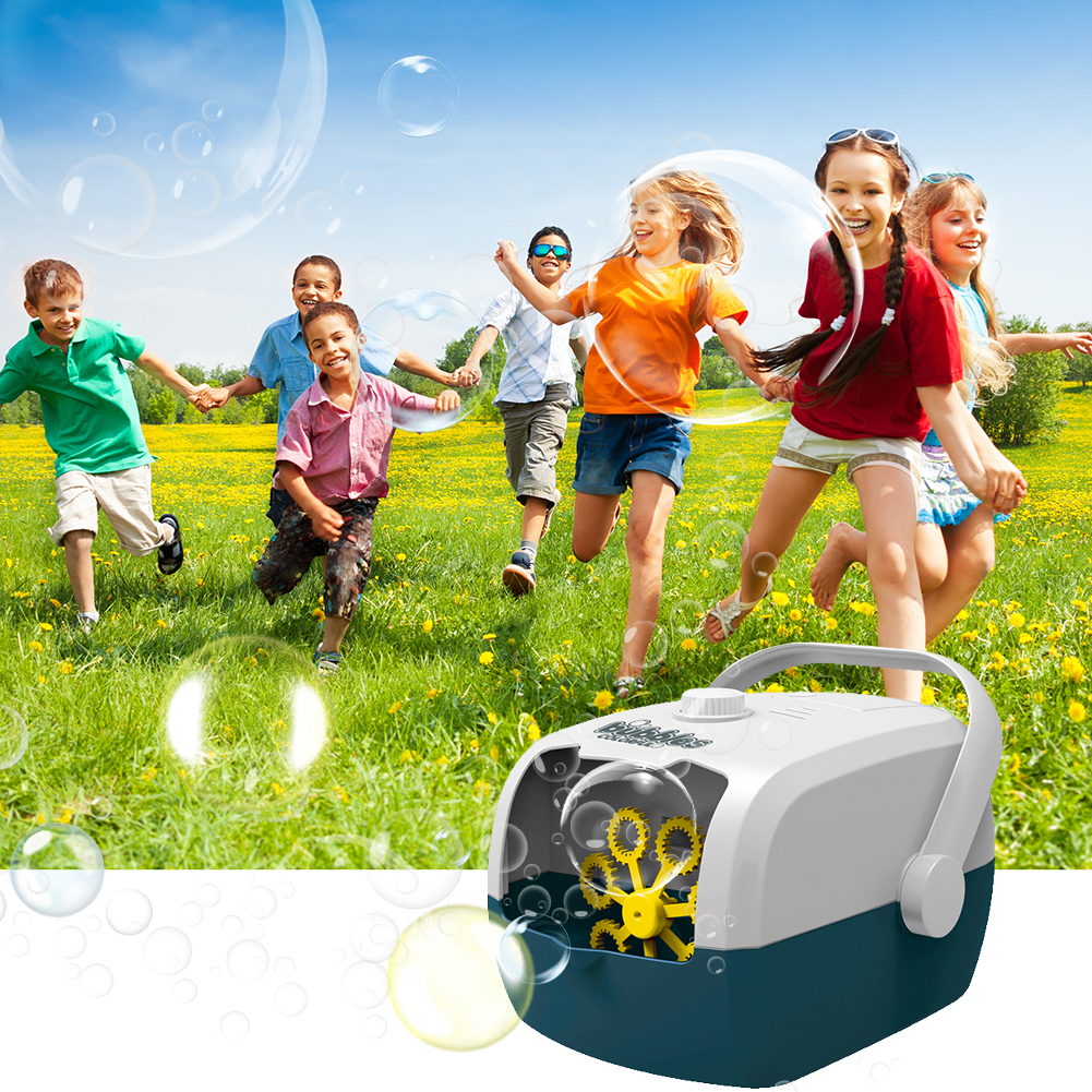 thumbnail image 4 of Máquina Automática de Burbujas Cgtredaw Soplador Portátil Verano Al Aire Libre azul, 4 of 10