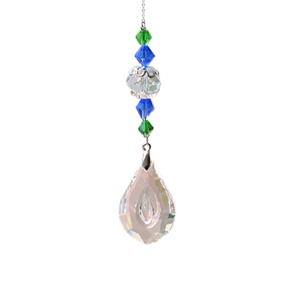 thumbnail image 3 of Ygjytge Candelabro Cristal Transparente Facetado Prisma Parte (D), 3 of 10