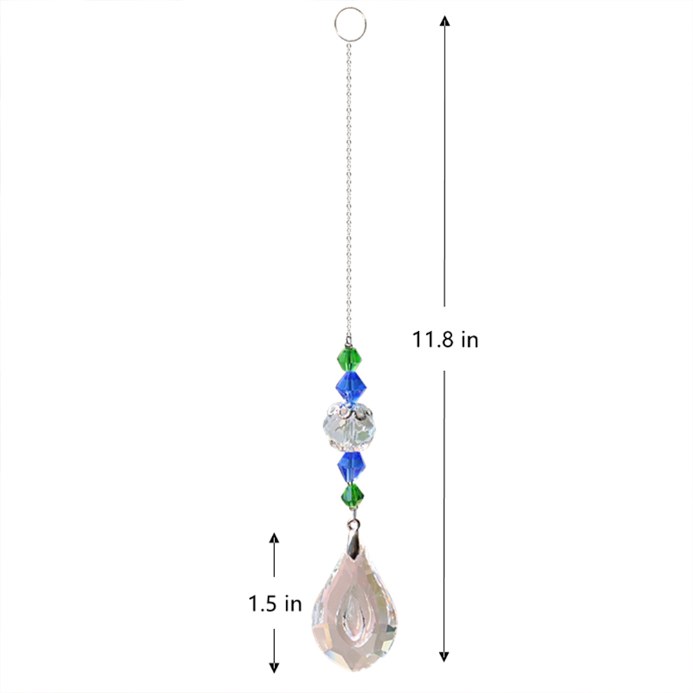 thumbnail image 5 of Ygjytge Candelabro Cristal Transparente Facetado Prisma Parte (D), 5 of 10
