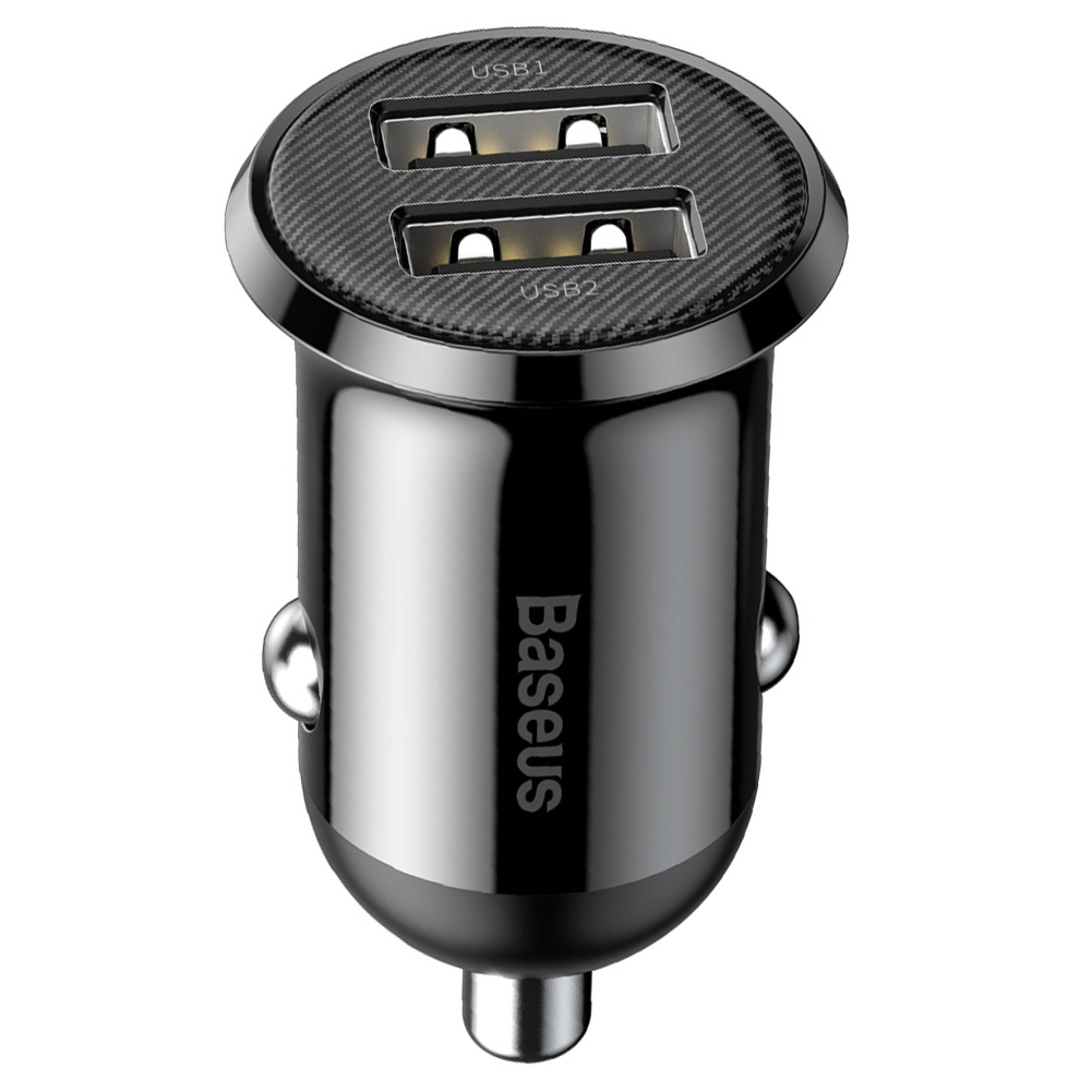thumbnail image 2 of Btafrte Grain Pro Car Charger 4.8A Cargador USB Dual Adaptador Carga (Negro), 2 of 10