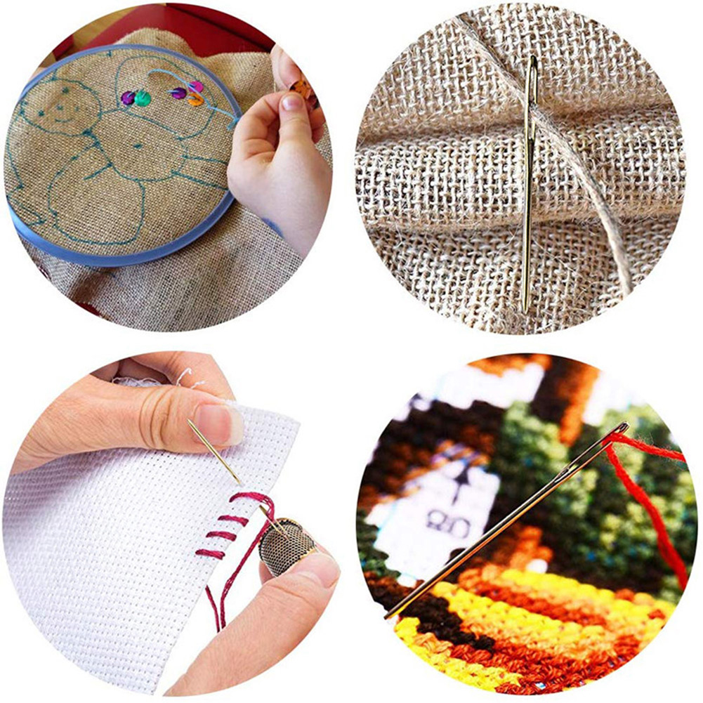 thumbnail image 3 of Aguja para Bordar 10 Unidades/lote Juego Bordado Tejer Manualidades Kits Punto Cruz Coser en El, 3 of 10