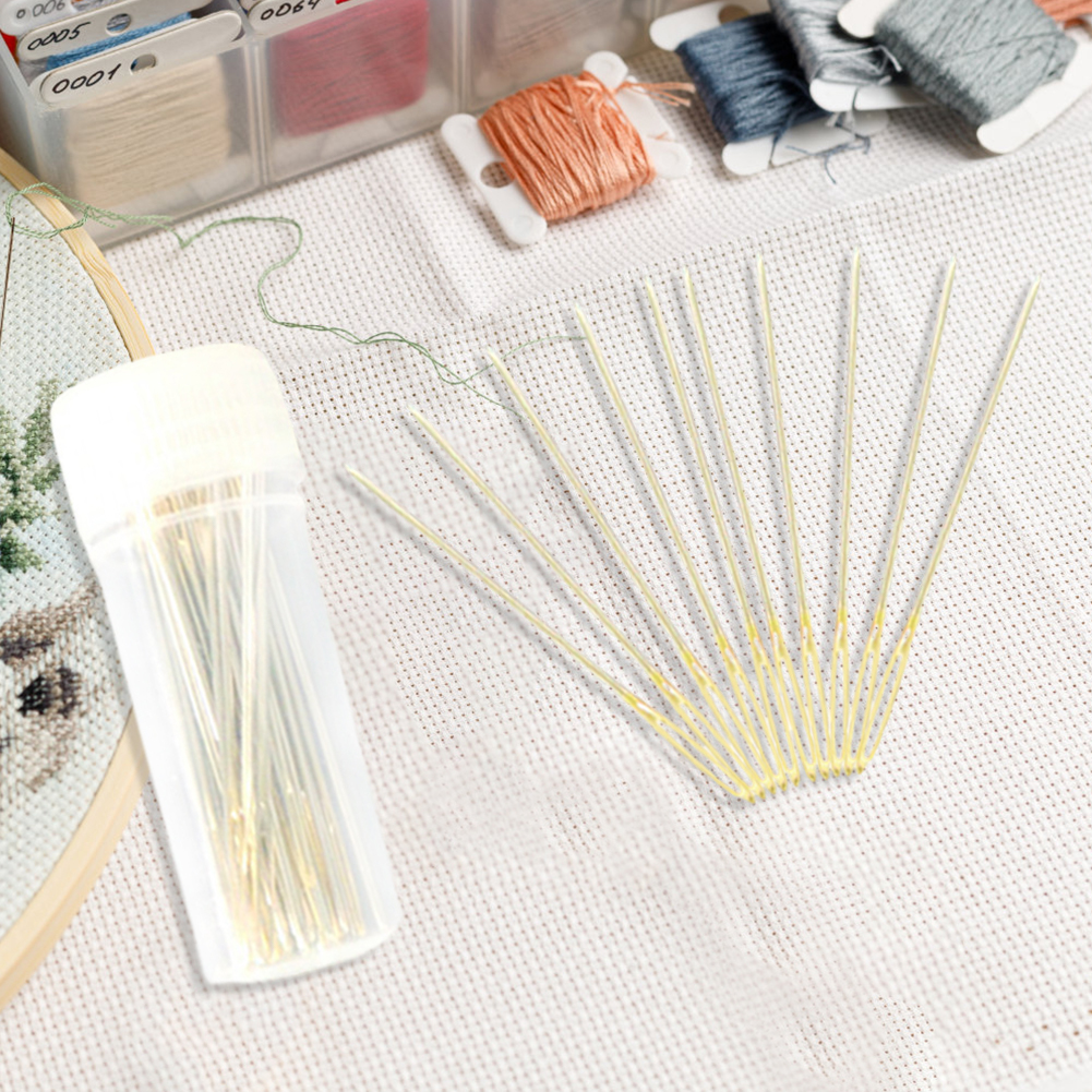 thumbnail image 4 of Aguja para Bordar 10 Unidades/lote Juego Bordado Tejer Manualidades Kits Punto Cruz Coser en El, 4 of 10