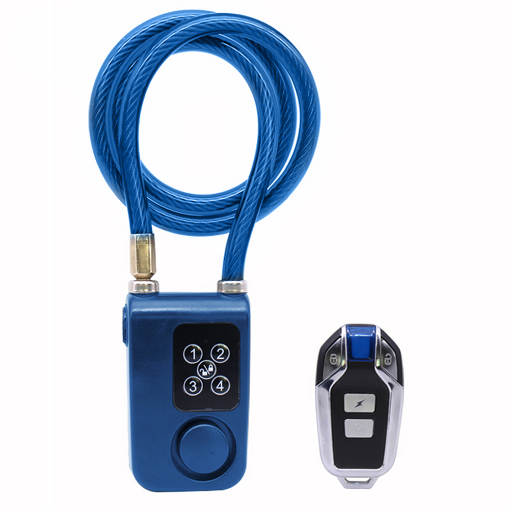 thumbnail image 2 of Candado Antirrobo para Bicicleta Ygjytge Con Alarma Seguridad para Ciclismo Azul, 2 of 10