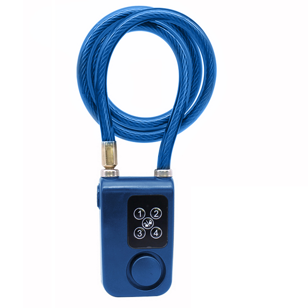 thumbnail image 3 of Candado Antirrobo para Bicicleta Ygjytge Con Alarma Seguridad para Ciclismo Azul, 3 of 10