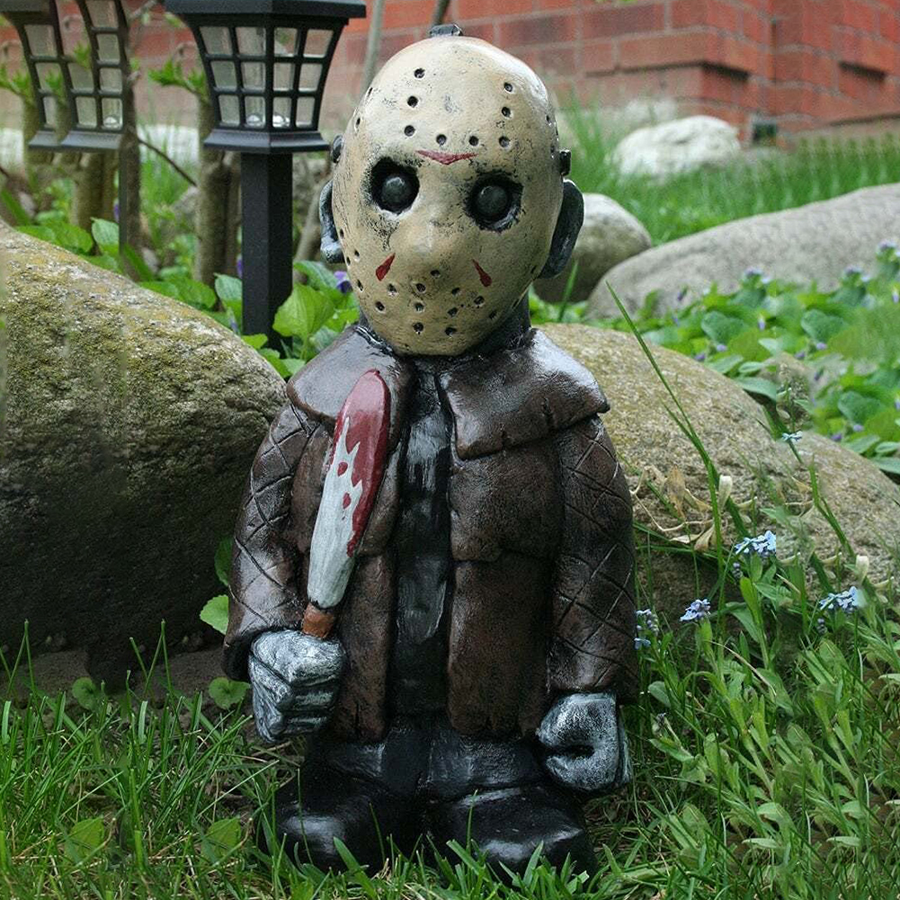 thumbnail image 3 of Hugtrwg Película Terror Estatua Enana Pesadilla Gnomos Estatuilla Escultura Halloween (C), 3 of 3