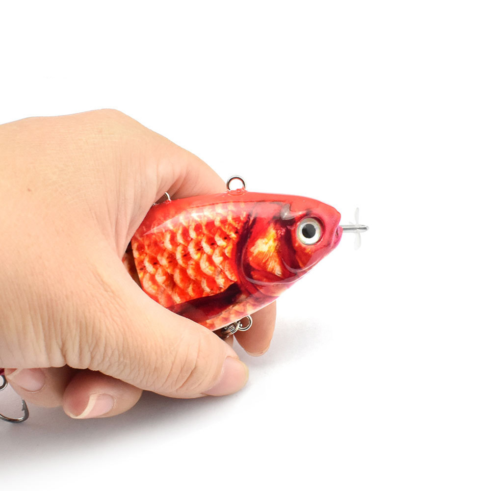 thumbnail image 4 of Btafrte Señuelo pesca robótico Wobbler eléctrico 4 segmentos Auto Swimbait USB (BL-2044), 4 of 10