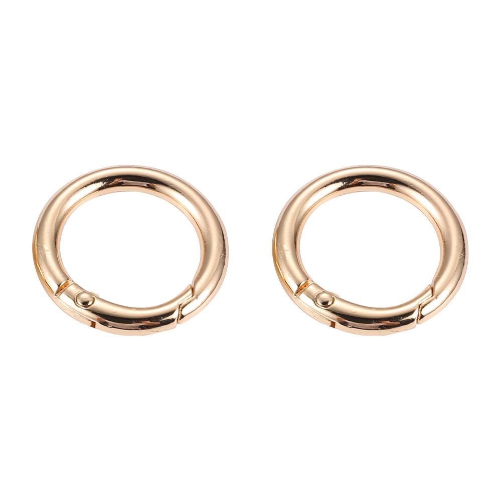 thumbnail image 3 of Hebillas para Bolsas Metal Accesorios Bricolaje (dorado) Circular Anillo 10 Uds., 3 of 10