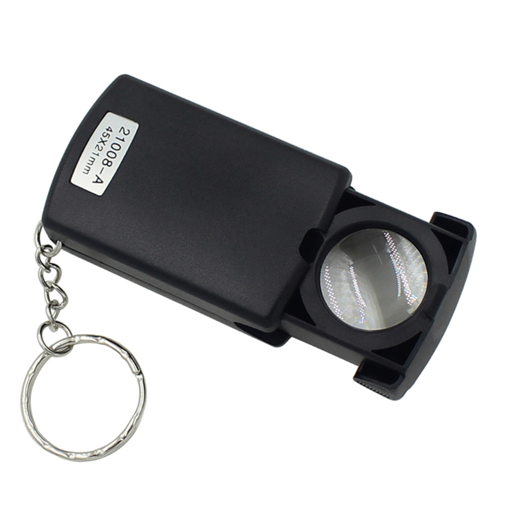 thumbnail image 2 of Lupa Portátil Extraíble para Tasación Joyas 45x Fuente LED Extraíble Tipo Cajón Espejo Iluminado Gran Aumento, 2 of 10