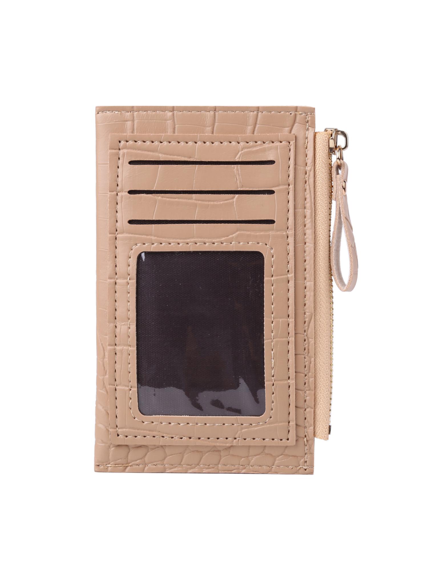 thumbnail image 2 of Cartera Color Con Patrón PU para Mujer Retro (caqui), 2 of 10