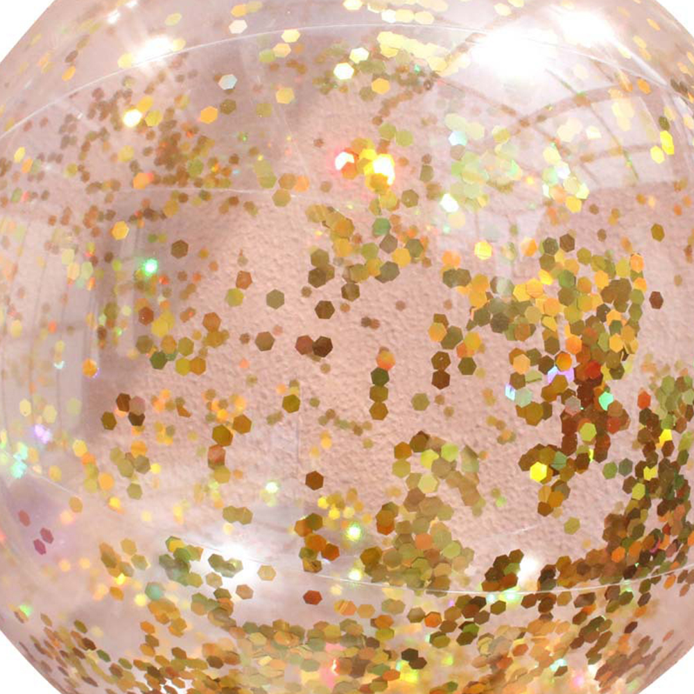 thumbnail image 3 of WDOplteas 40cm Juegos Piscina Inflable Brillo Confeti Pelota Playa (Oro), 3 of 10