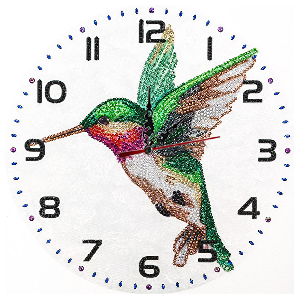 thumbnail image 2 of Reloj de Diamantes Imitación Ygjytge Forma Especial Diamante Mosaico 5D DIY, 2 of 10