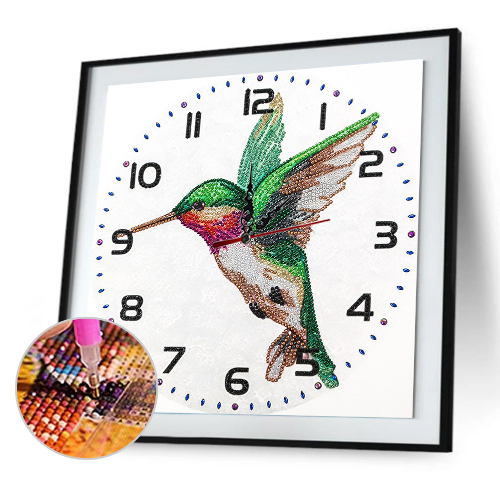 thumbnail image 5 of Reloj de Diamantes Imitación Ygjytge Forma Especial Diamante Mosaico 5D DIY, 5 of 10