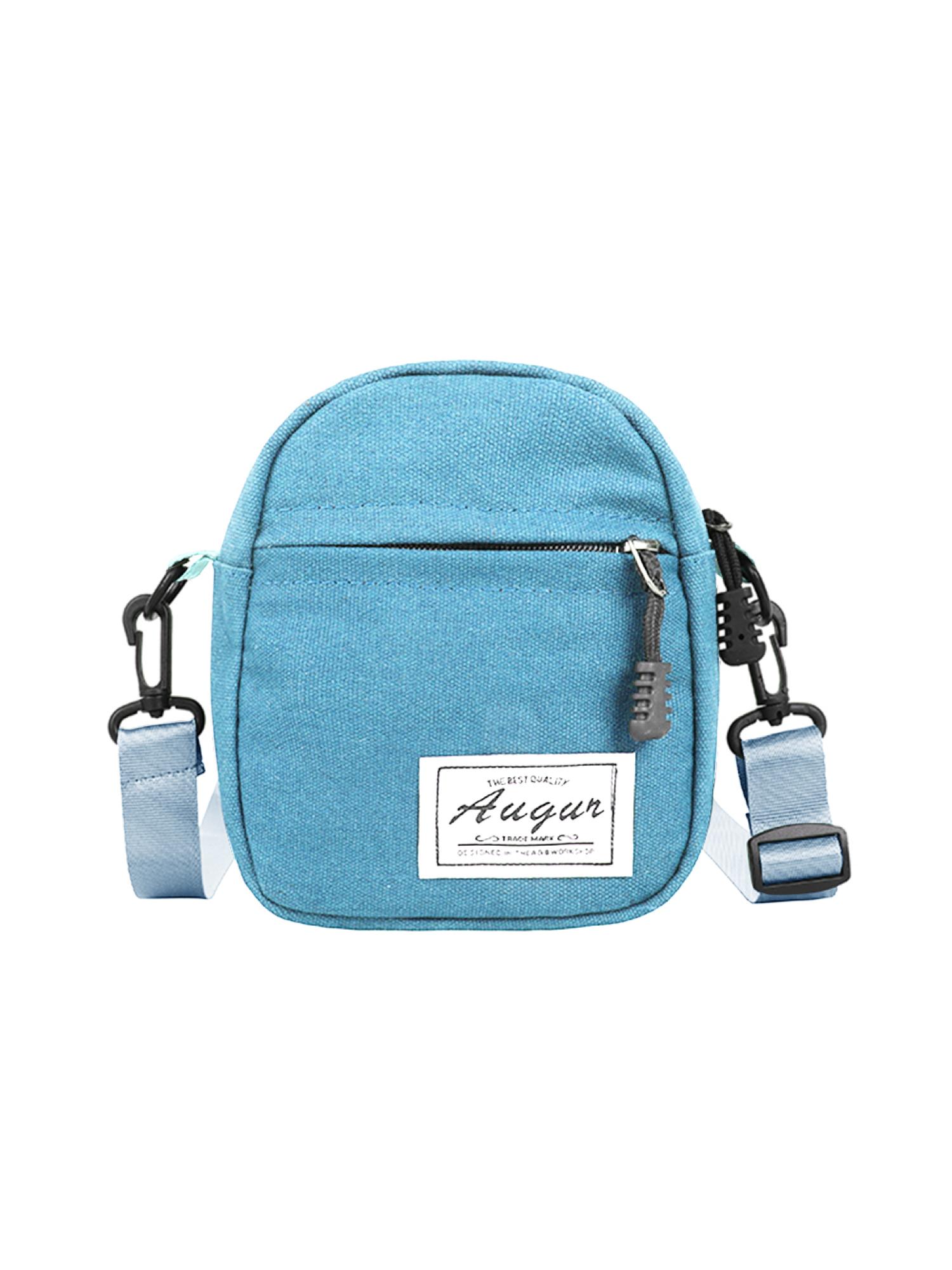 thumbnail image 2 of Bolso Mensajero para Mujer Cartera Informal Lona Con Telas Combinadas Mini Hombro A La, 2 of 10