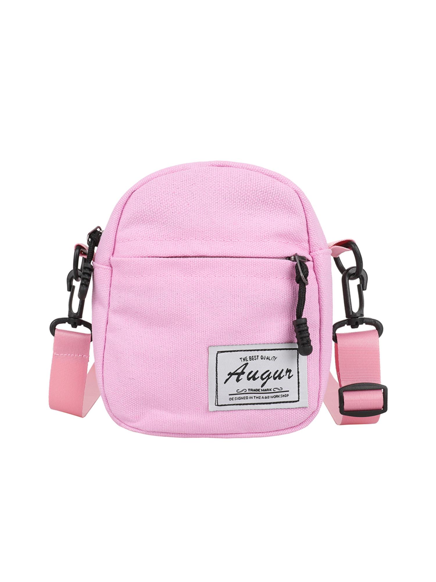 thumbnail image 2 of Mujer Lienzo Patchwork Bandolera Casual Mini Bolsos (rosa), 2 of 10