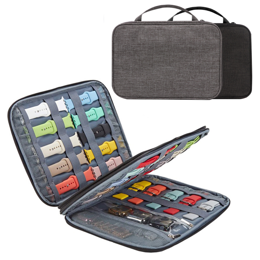 thumbnail image 4 of Organizador de Relojes Ygjytge Estuche Transporte Almacenamiento Gris, 4 of 10