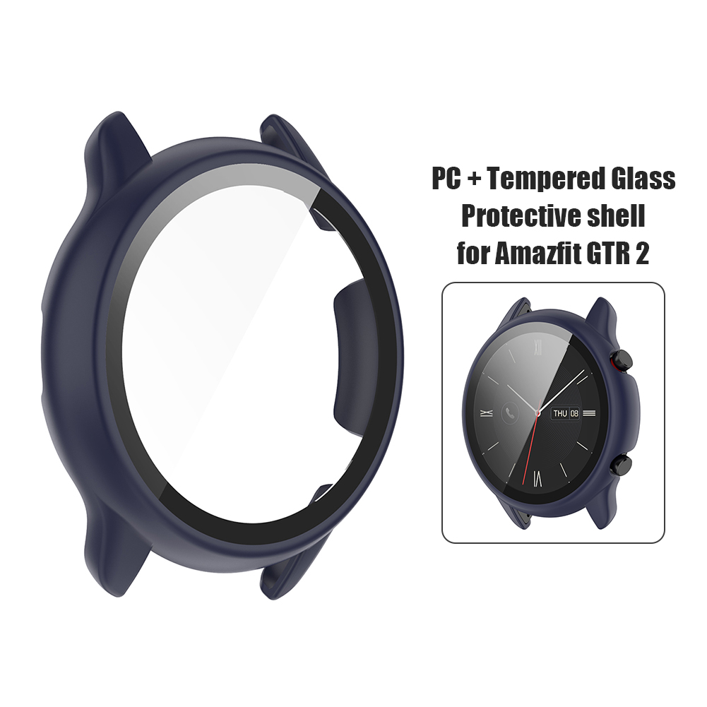thumbnail image 4 of Funda Protectora Pantalla para Amazfit GTR 2e/GTR 2 Watch Full Cover () Azul, 4 of 10