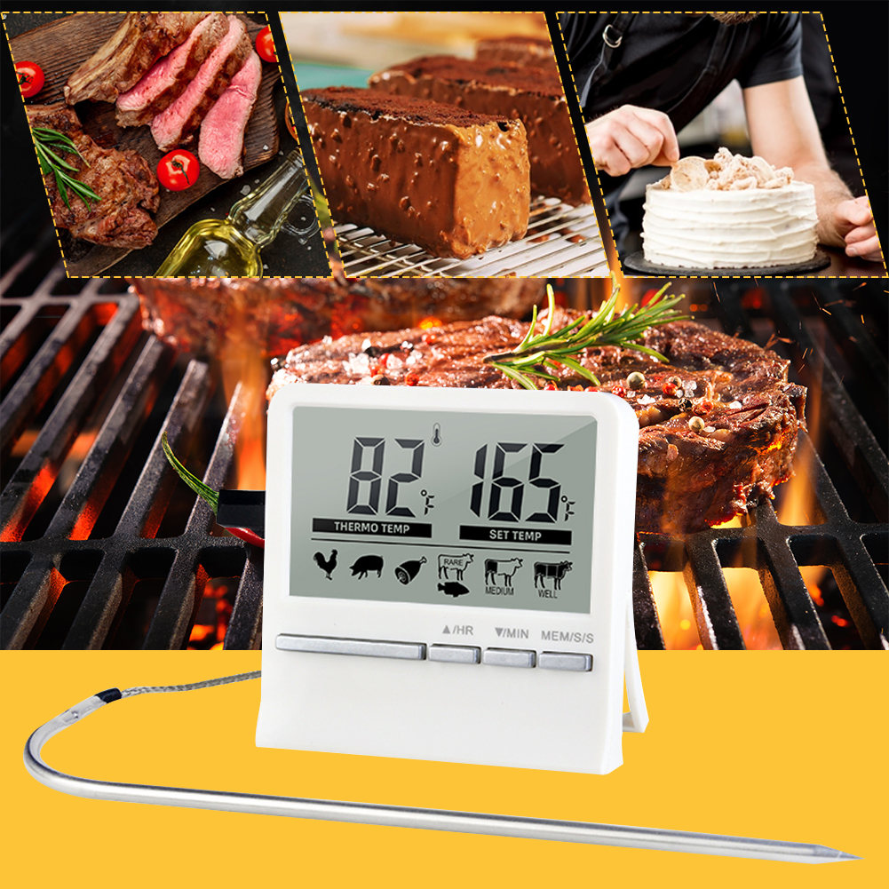 thumbnail image 4 of Termómetro Medidor de Temperatura Eléctrico WDOplteas Lectura Instantánea para Asar a la Parrilla, 4 of 10