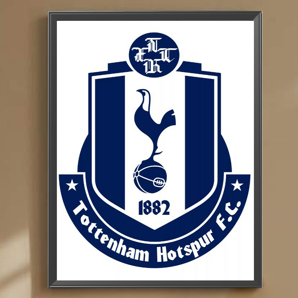 thumbnail image 4 of Diamante Football Club Logo Serie Abstracta Diamante Resina 30 * 40 CM (A2726) 8 Colores, 4 of 10