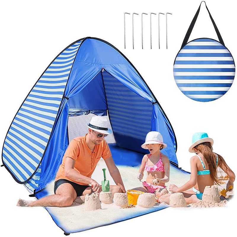 thumbnail image 2 of Emergente Instantánea Camping Pesca Refugio Plegable (oscuro) Azul, 2 of 2
