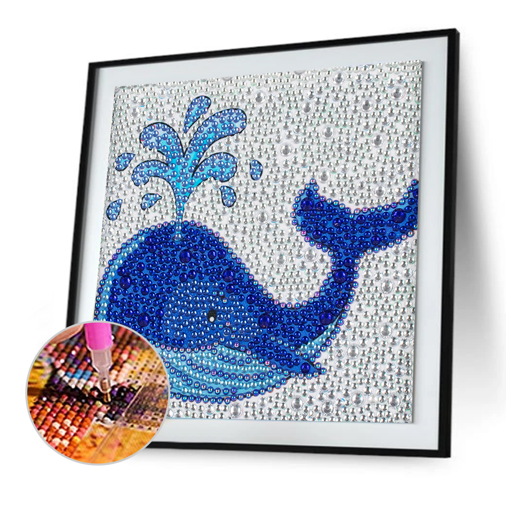thumbnail image 4 of 5D DIY Animal Dibujos Animados Taladro Rhinestone Mosaico Arte Imagen, 4 of 10