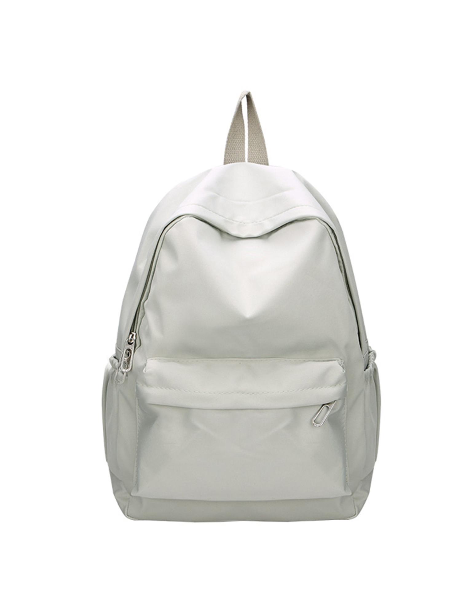 thumbnail image 2 of Mochila Preppy para Estudiantes Bolsos Grandes Color Sólido para Mujer (verde), 2 of 10