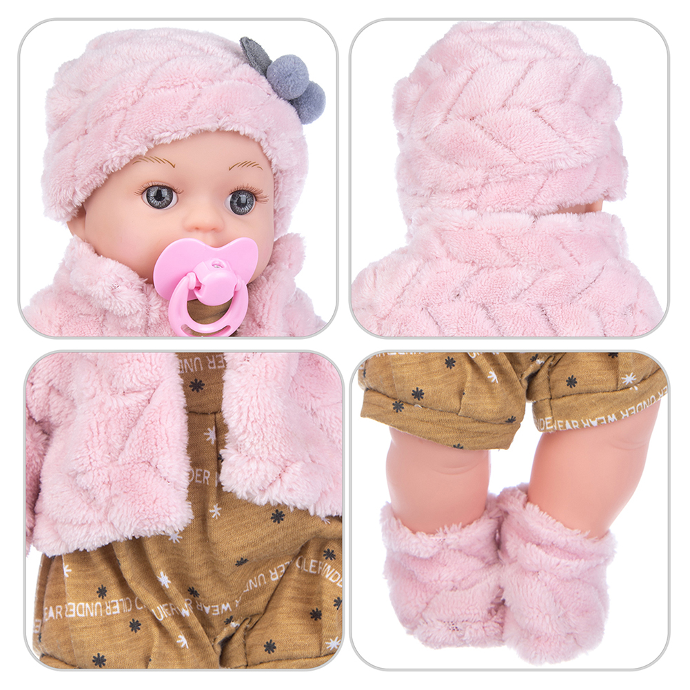 thumbnail image 3 of Bsvklp Muñeca Realista Sin Terminar 12 Pulgadas Vestido Muñeca en Blanco para Bebé Recién Nacido, 3 of 10