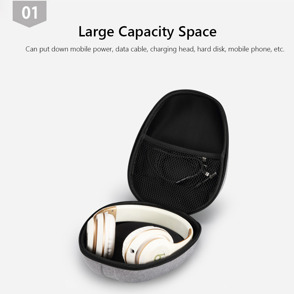 thumbnail image 3 of Ygjytge Funda para para WH-1000XM4/Audio-Technica ATH-M50X (gris), 3 of 10