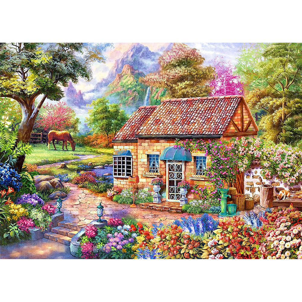 thumbnail image 2 of 5D Mosaico Cabina Dibujo Taladro Artesanía DIY, 2 of 10