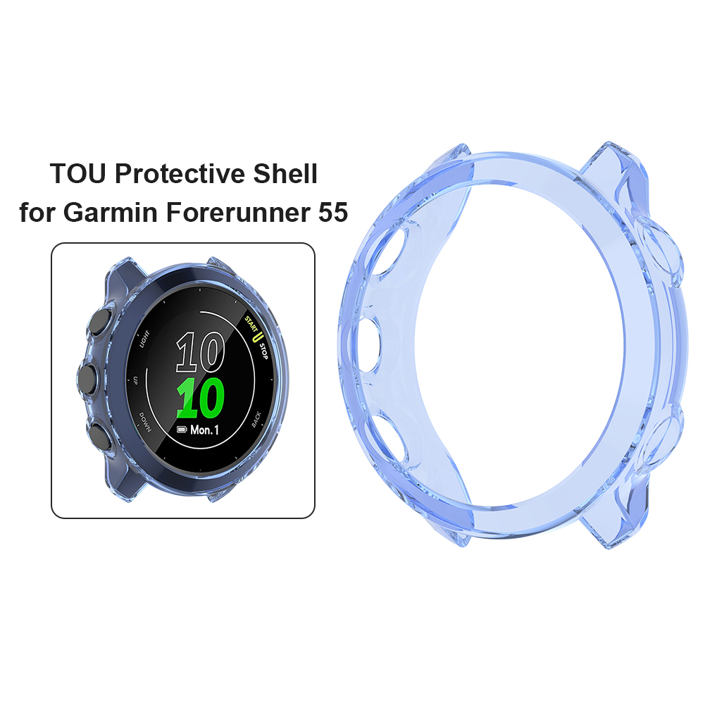 thumbnail image 4 of Ygjytge Protectores Shell Case Frame para Forerunner 55/158 Smartwatch (Azul), 4 of 9