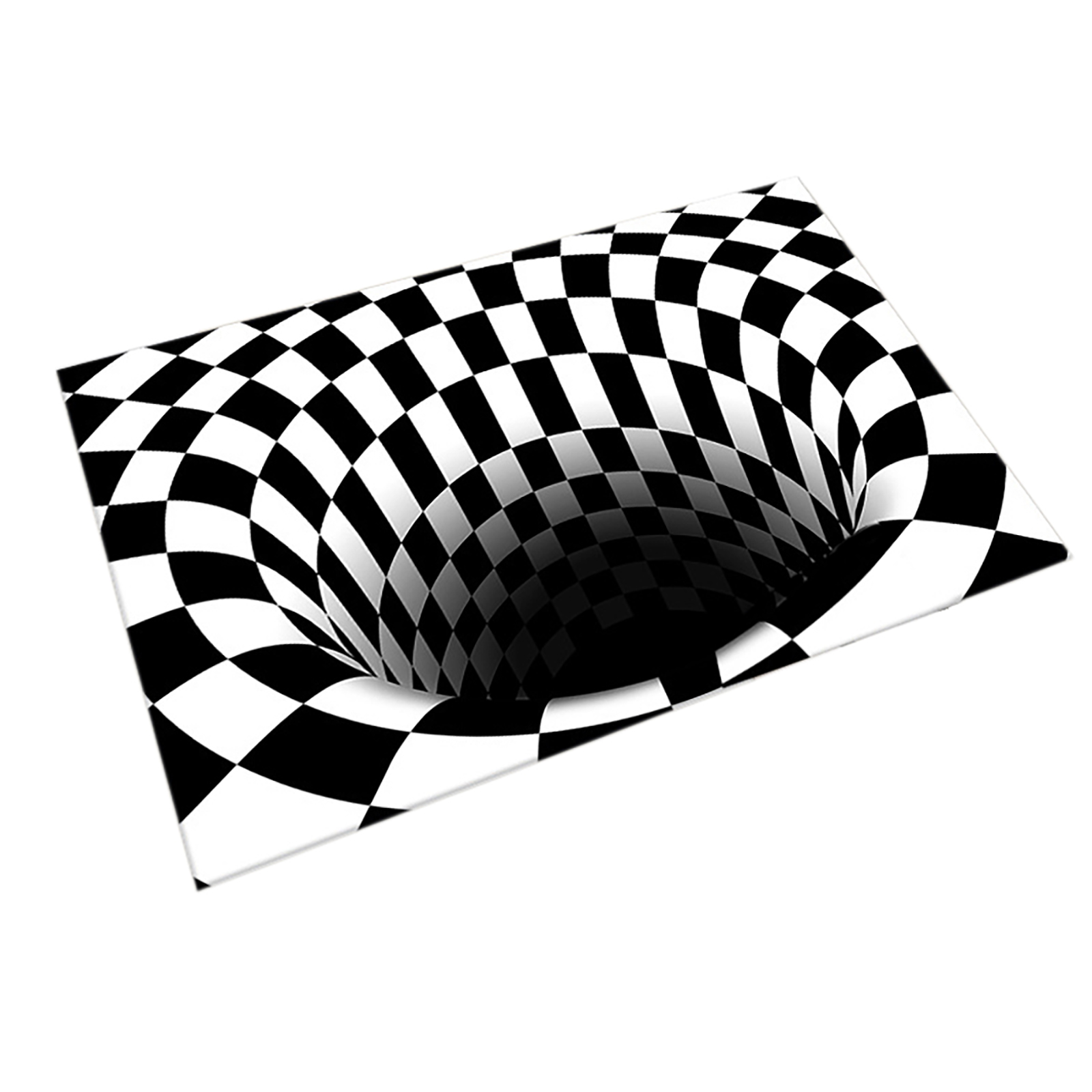 thumbnail image 2 of Alfombra de Piso Likrtyny Trampa Payaso 3D Felpudo Ilusión Aterrador Rectangular A, 2 of 10