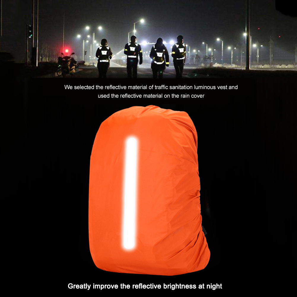 thumbnail image 3 of Ygjytge Funda Impermeable para Mochila A Prueba Polvo Con 2 Correas Ajustables Con Hebilla Cruzada (naranja 60 L), 3 of 10