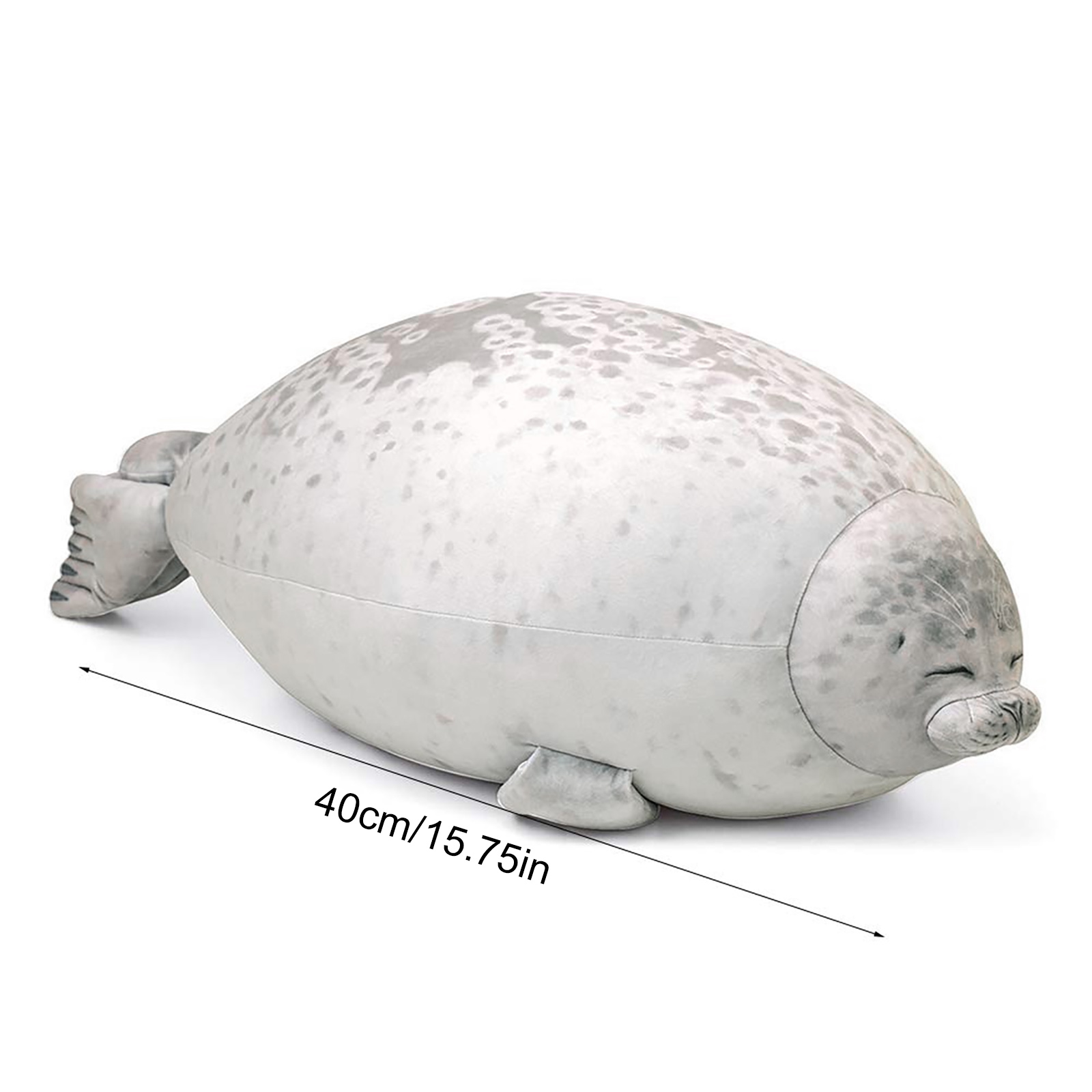 thumbnail image 5 of Juguete Peluche Suave Con Foca Foca Regordeta 40 CM (entrecerrar Los Ojos 40 CM), 5 of 10