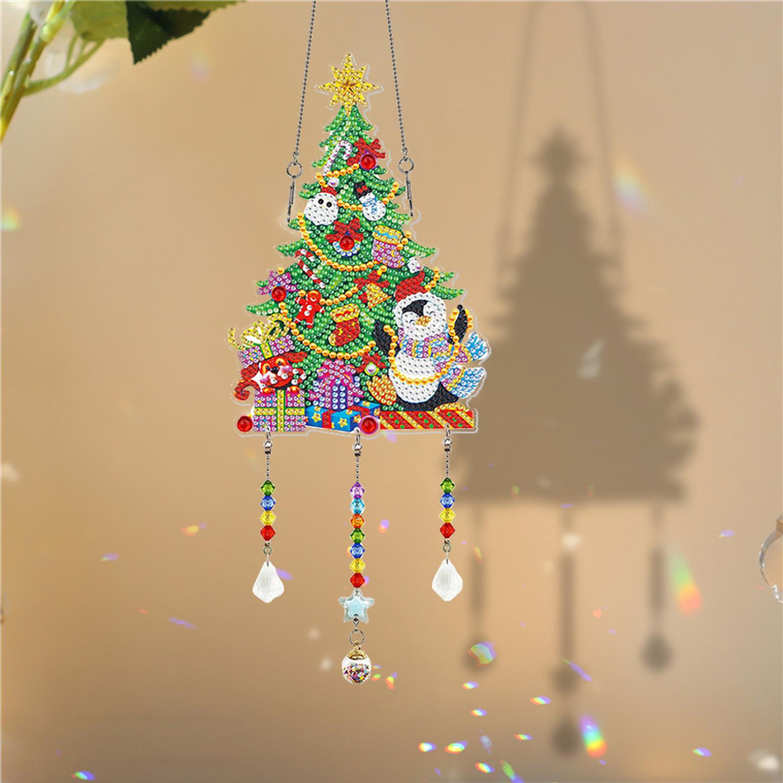 thumbnail image 4 of (Árbol Navidad-GSP113) Nuevos adornos cristal llamativos lágrimas rombo punto creativo placa cuentas cristal diamante (con diamantes en un lado) (con video), 4 of 10