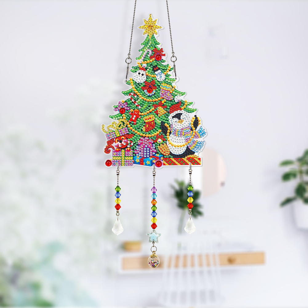 thumbnail image 3 of (Árbol Navidad-GSP113) Nuevos adornos cristal llamativos lágrimas rombo punto creativo placa cuentas cristal diamante (con diamantes en un lado) (con video), 3 of 10