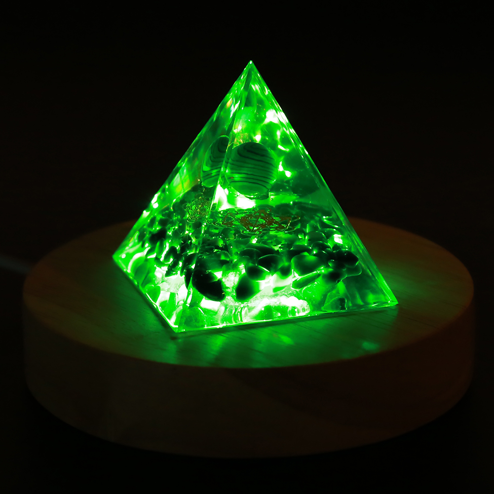 thumbnail image 4 of Pirámide Orgonita Cristal Generador Pirámide Cristal Curativo (turquesa), 4 of 10