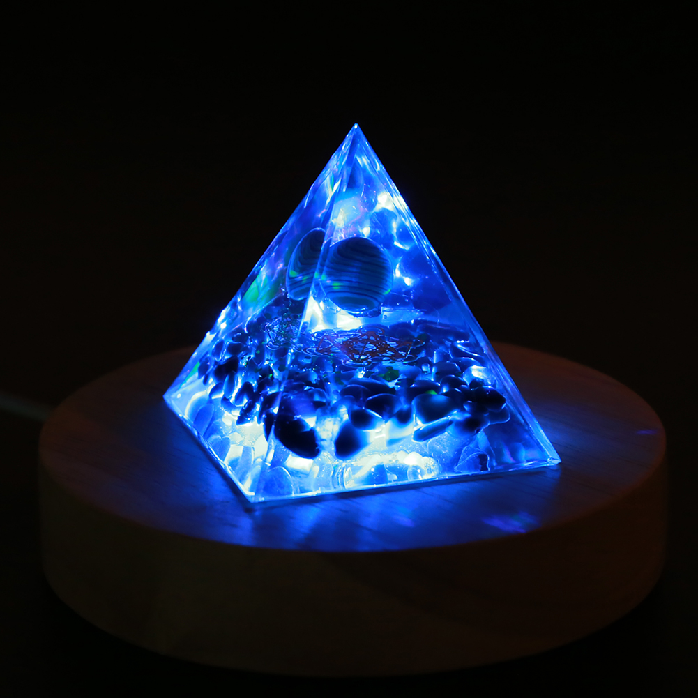 thumbnail image 5 of Pirámide Orgonita Cristal Generador Pirámide Cristal Curativo (turquesa), 5 of 10