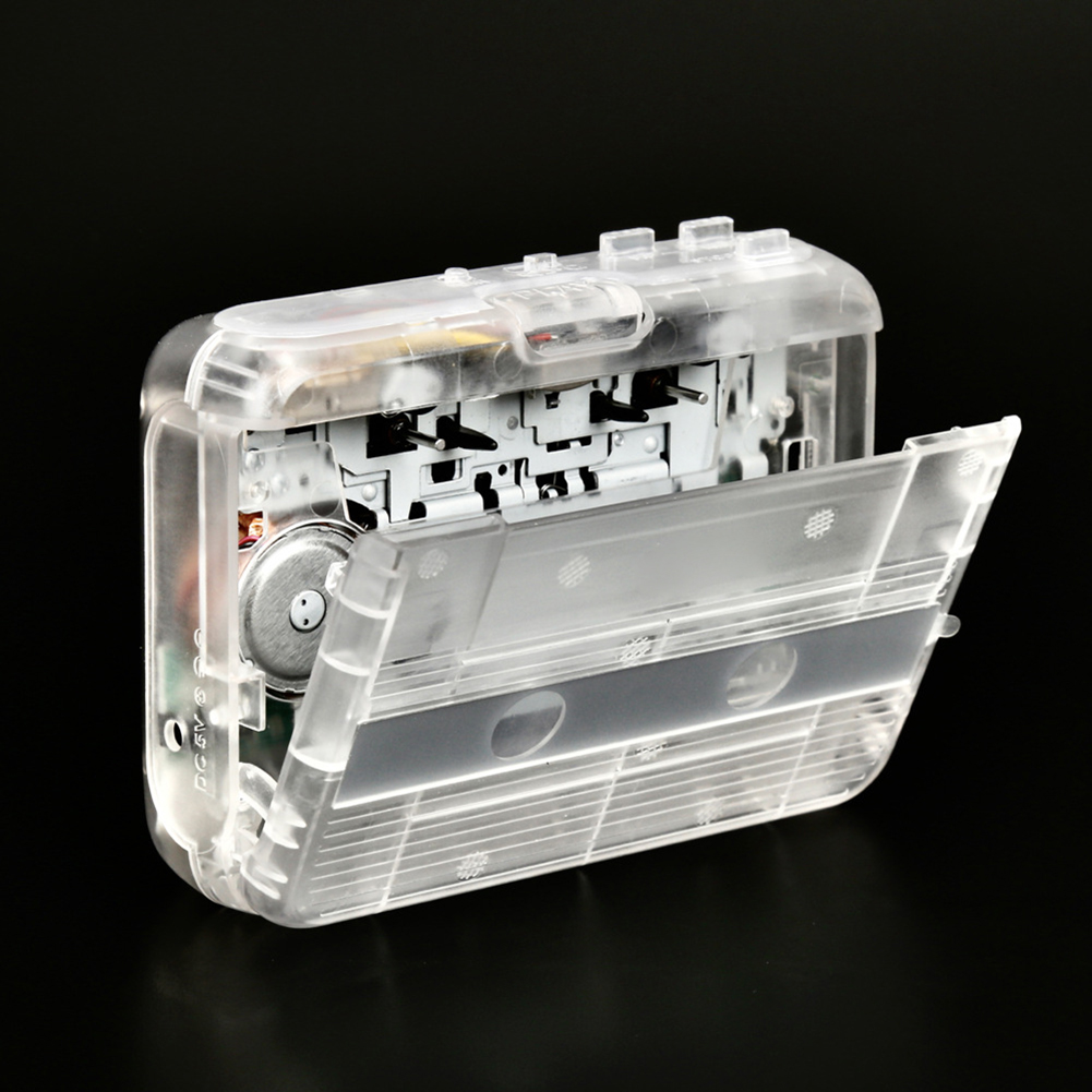 thumbnail image 5 of Walkman Estéreo Radio FM Reproductor Casete Compatible Con (Transparente), 5 of 10