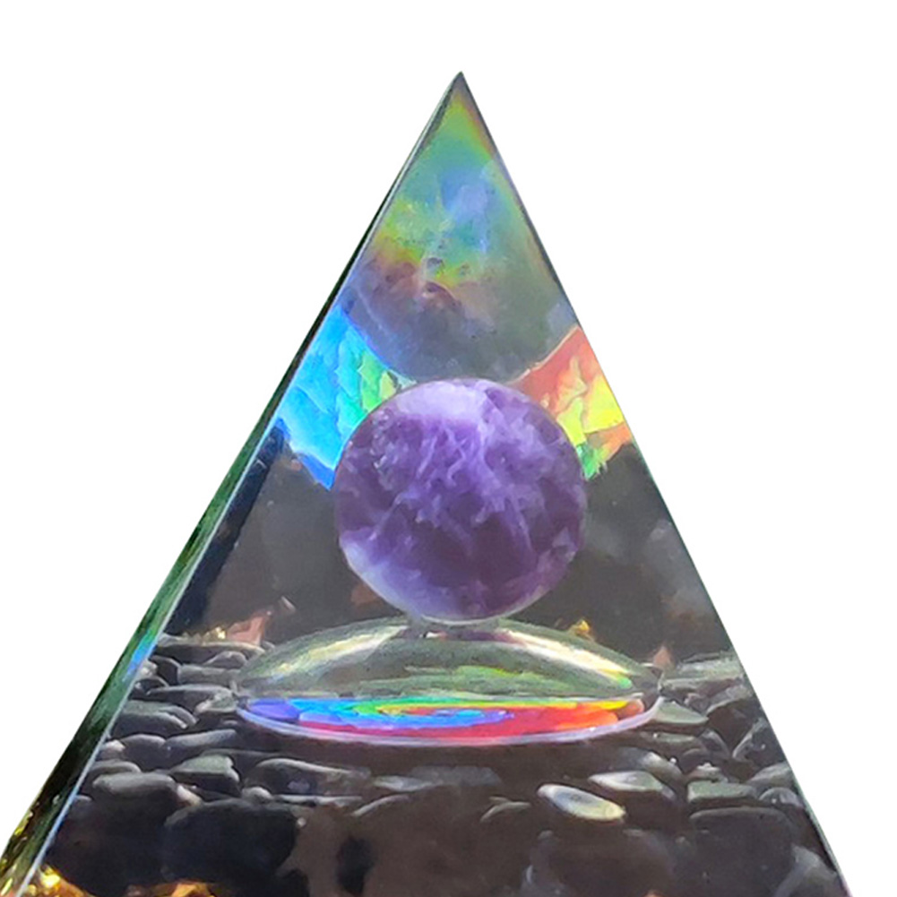 thumbnail image 3 of Kuymtek Piedra Cristalina Del Generador Reiki Curativo Amatista Piramidal 5cm, 3 of 10