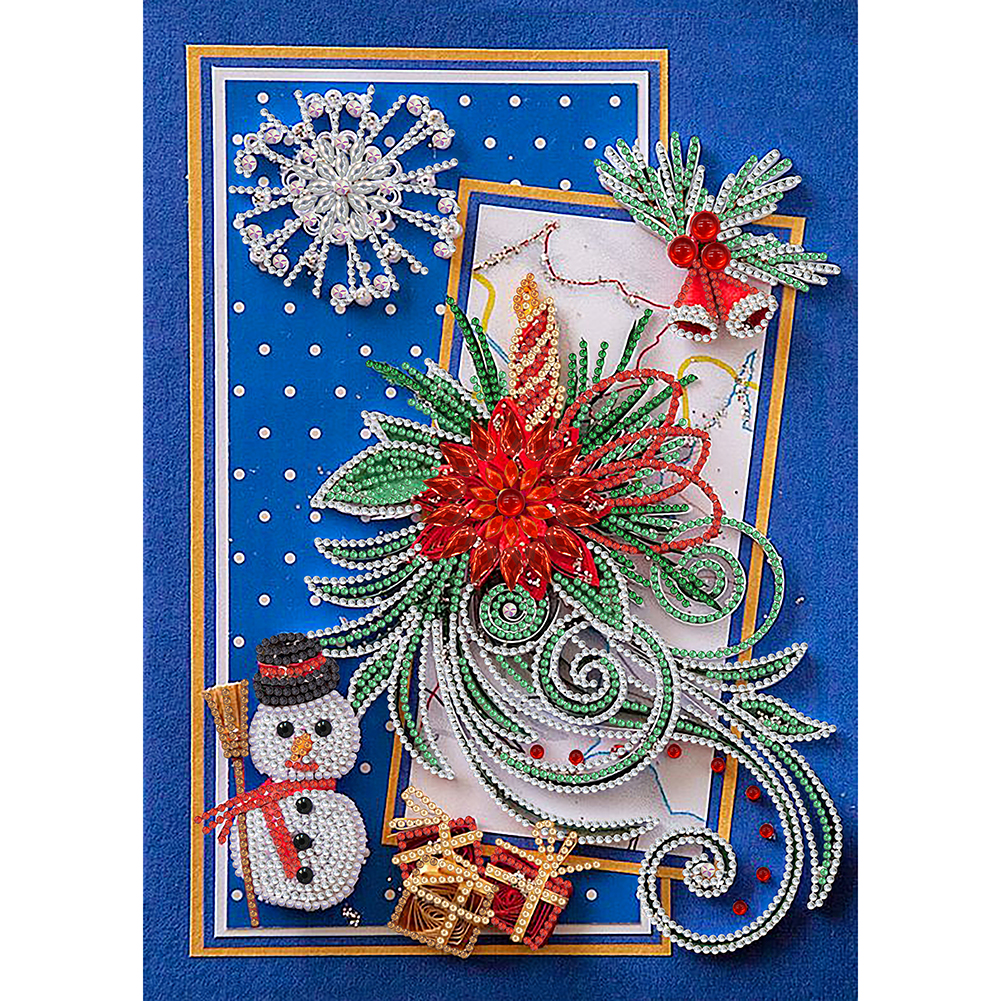 thumbnail image 2 of Kit Artesanía Parcial Con Dibujo Mosaico Flores 5D Forma Especial, 2 of 10