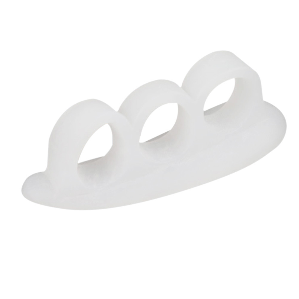 thumbnail image 5 of Alisador Dedos Doblados Kuymtek Silicona Elástico 3 Orificios Suave Blanco, 5 of 10