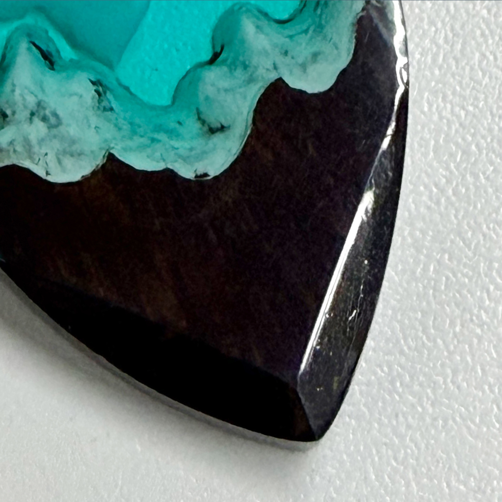 thumbnail image 3 of Collar Púas Guitarra Resina Epoxi Collar Auroras Boreales (púa+collar), 3 of 10