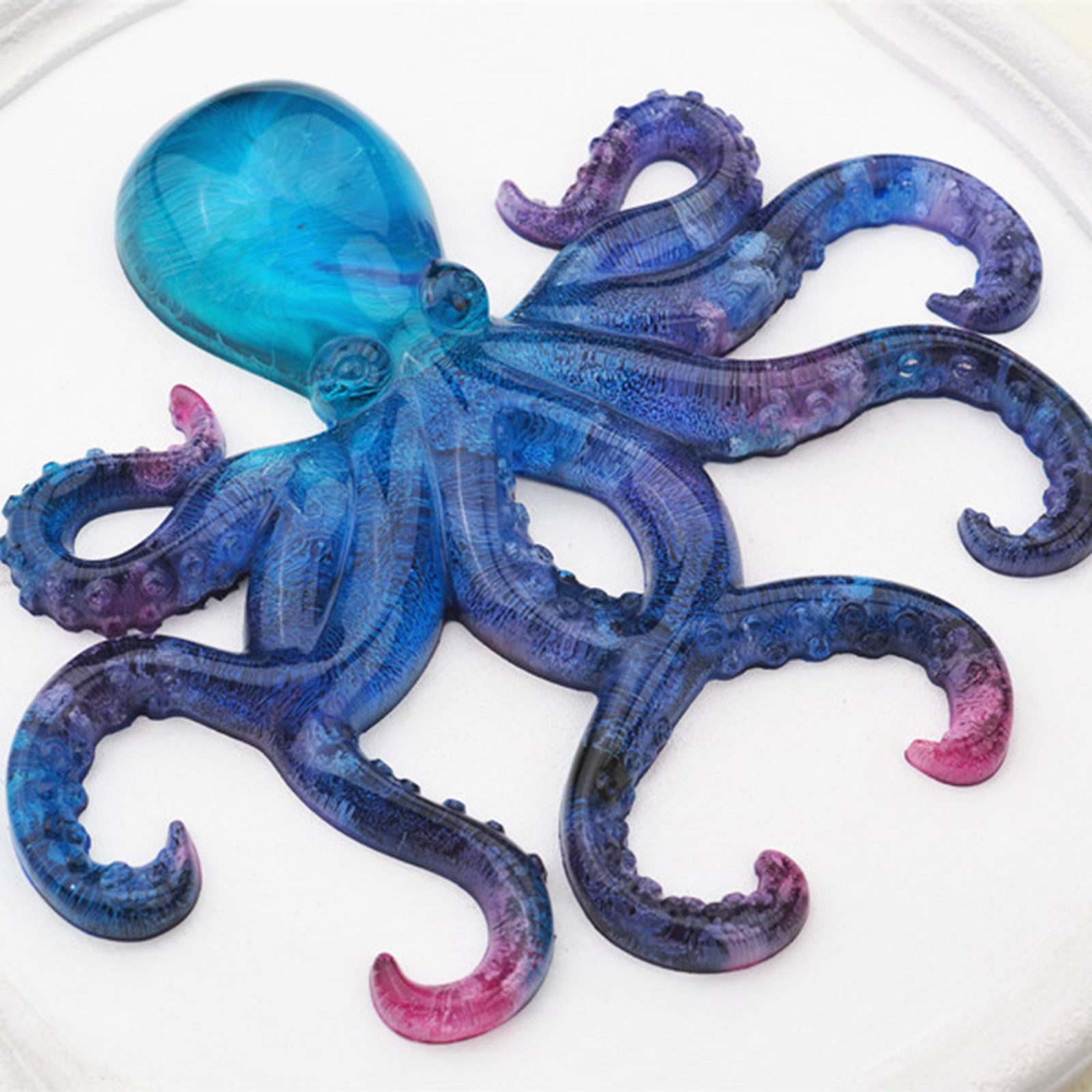 thumbnail image 3 of Molde Resina Kuymtek Pulpo Molde Silicona Fundición 3D para Adorno Escritorio, 3 of 10