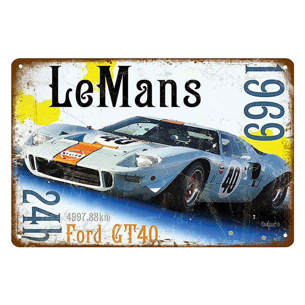 thumbnail image 3 of Placa Letrero Metal Vintage Carteles Pared para Automóvil Pintura Hierro 20x30cm, 3 of 10