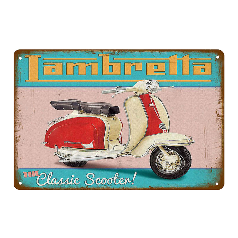 thumbnail image 2 of Chapa Metal para Coche/moto Bsvklp Placa Decorativa Vintage, 2 of 10