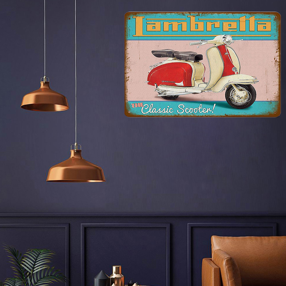 thumbnail image 4 of Chapa Metal para Coche/moto Bsvklp Placa Decorativa Vintage, 4 of 10