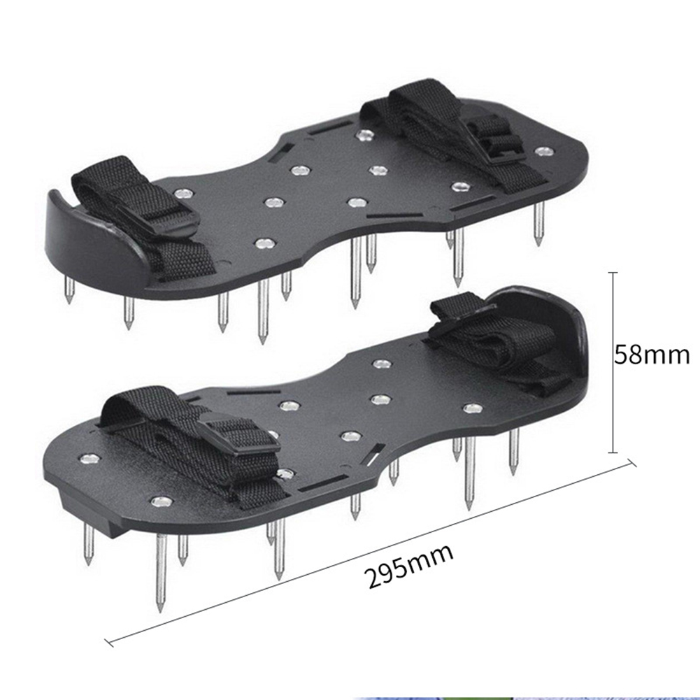 thumbnail image 5 of Zapatos Aireadores Césped Zapatos Con Púas Resistentes Ajustables para Césped Jardín Y Patio, 5 of 10