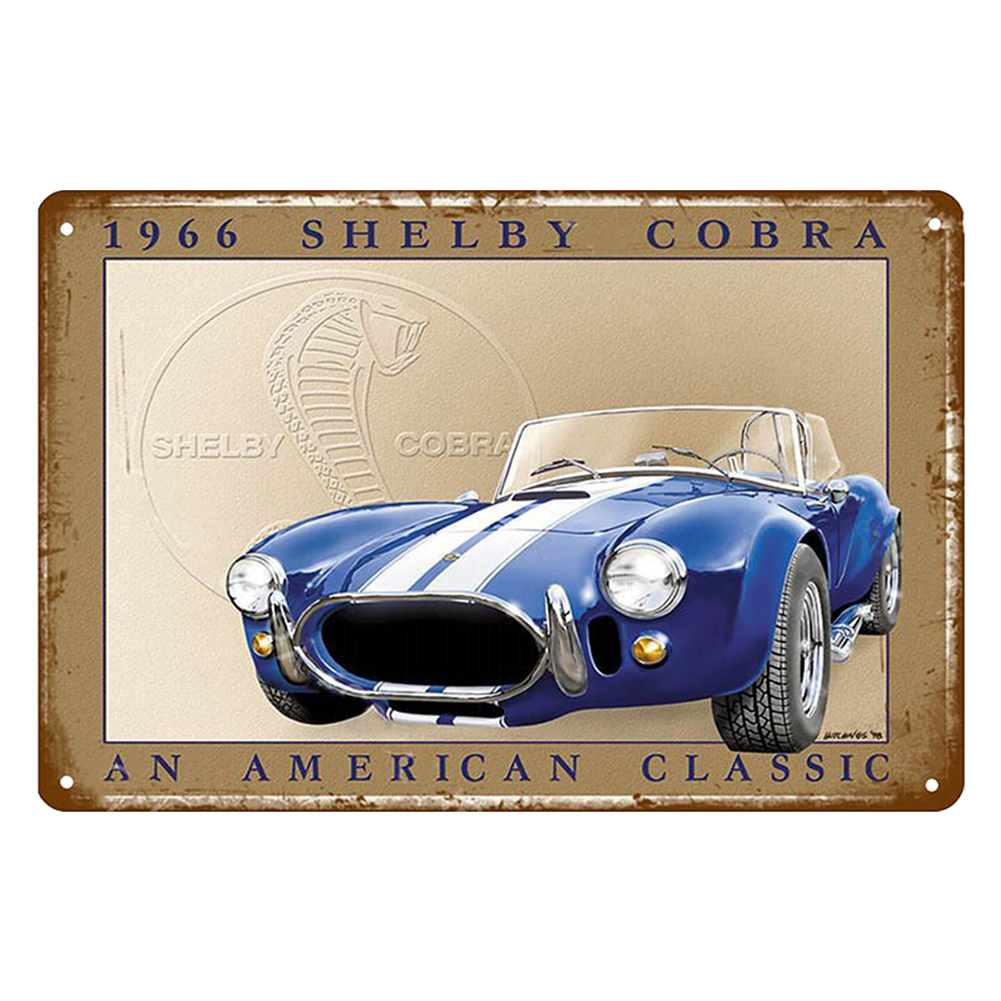 thumbnail image 3 of Letreros Metal Vintage Rectangulares para Vehículo Coche Retro Impermeable Tablero en Puerta, 3 of 10