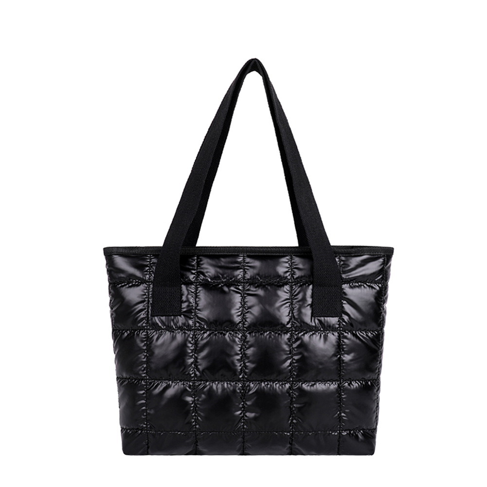 thumbnail image 3 of Bolsos Hombro Tela Nailon Femenina Mano Color Sólido Grandes, 3 of 10